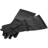 Kožené rukavice z černé kozinky